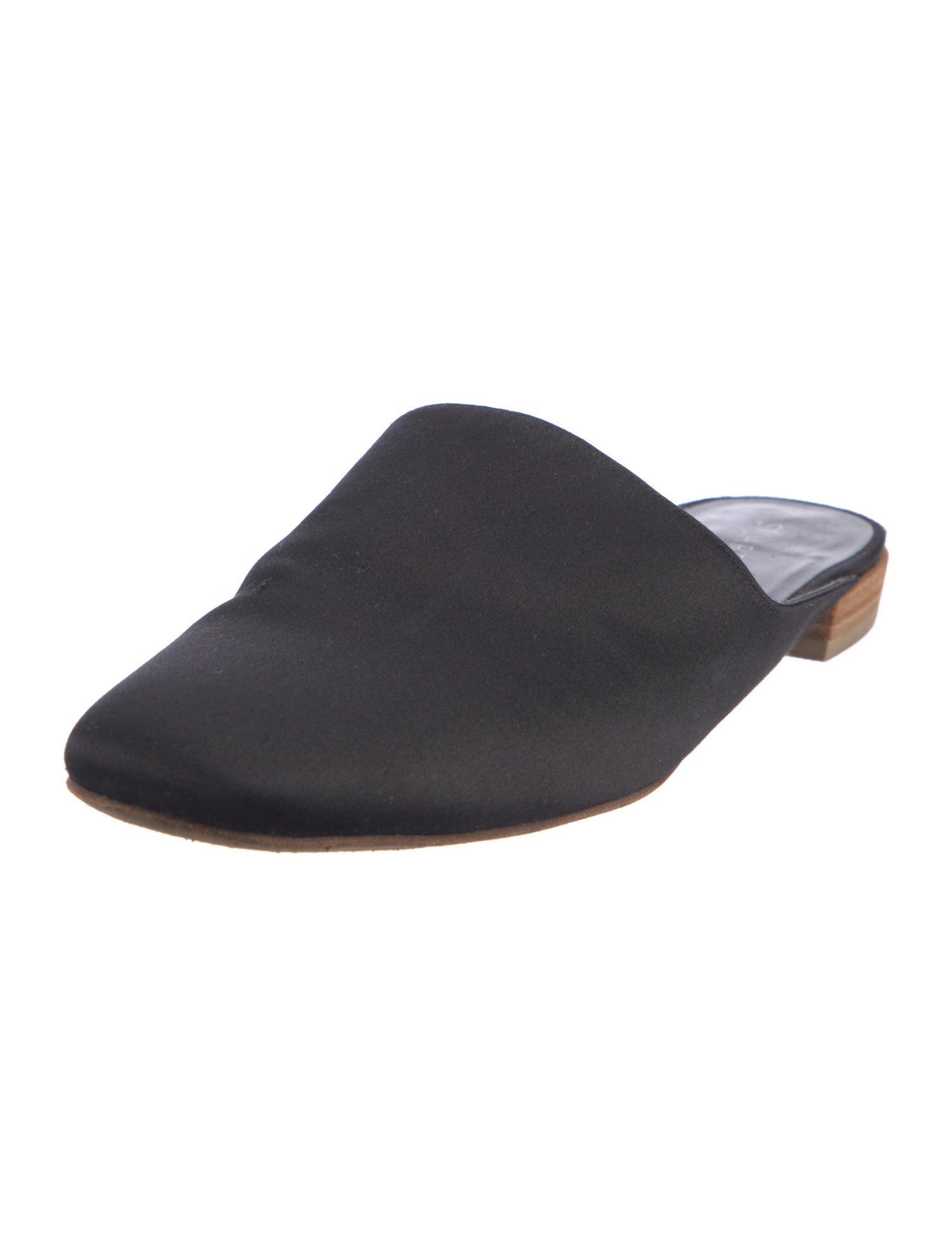 Stuart Weitzman Satin Mules