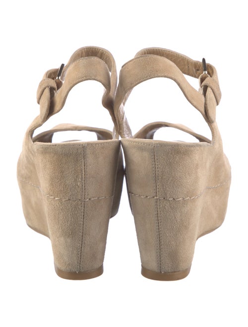 Stuart Weitzman Suede Printed Slingback Pumps