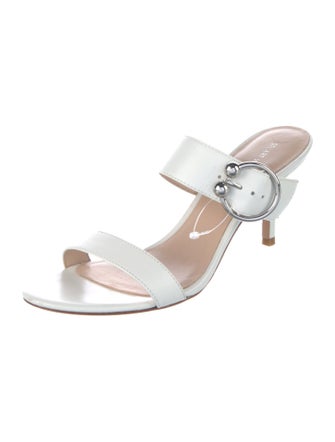 Stuart Weitzman Leather Slides