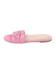 Stuart Weitzman Suede Slides