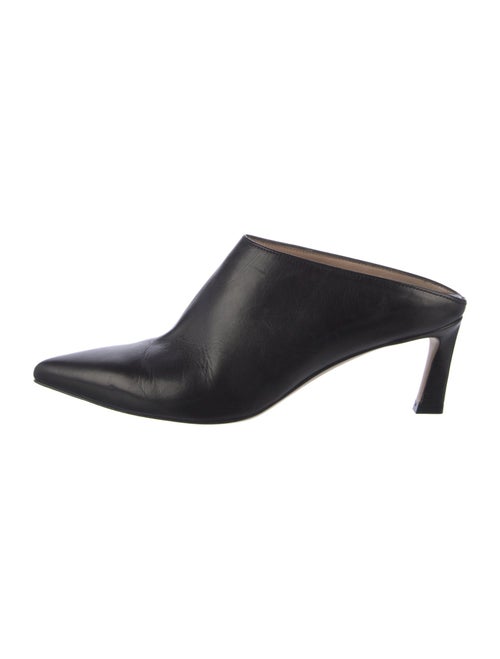 Stuart Weitzman Leather Mules
