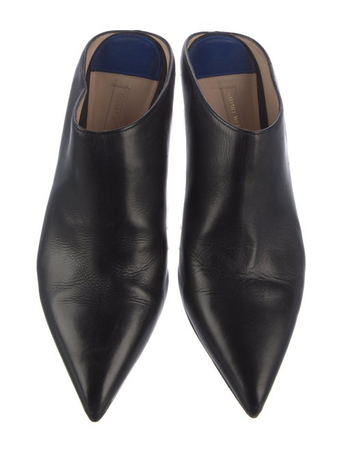 Stuart Weitzman Leather Mules