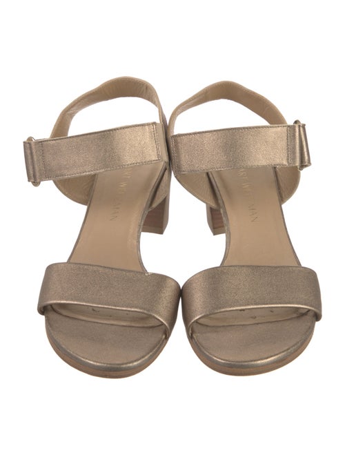 Stuart Weitzman Leather Slingback Sandals