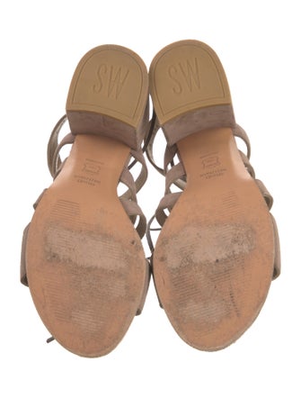 Stuart Weitzman Suede Slingback Sandals