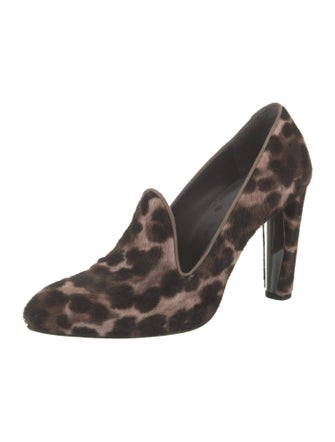 Stuart Weitzman Ponyhair Animal Print Pumps