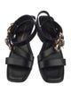 Stuart Weitzman Leather Gladiator Sandals