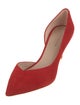 Stuart Weitzman Suede D'Orsay Pumps