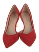 Stuart Weitzman Suede D'Orsay Pumps