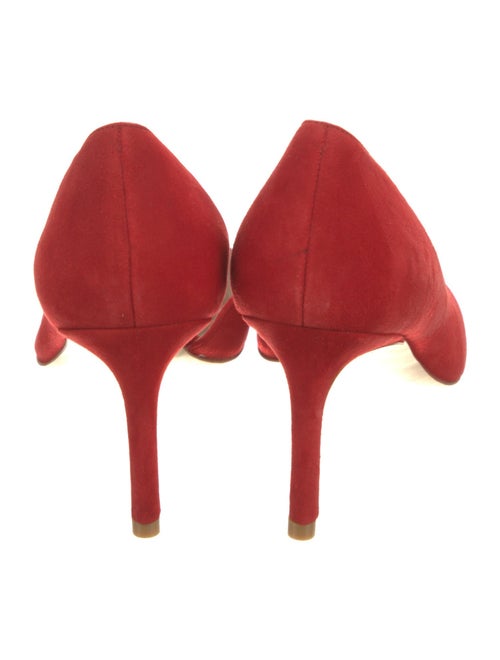 Stuart Weitzman Suede D'Orsay Pumps