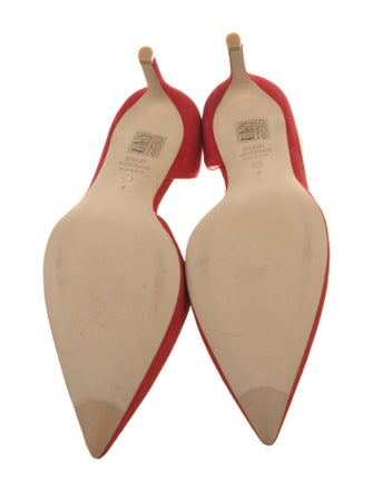Stuart Weitzman Suede D'Orsay Pumps