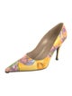 Stuart Weitzman Floral Print Pumps