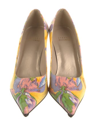 Stuart Weitzman Floral Print Pumps