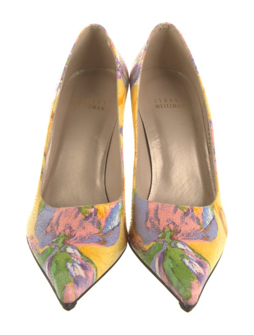 Stuart Weitzman Floral Print Pumps