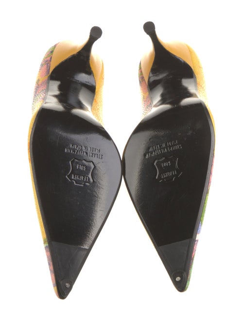 Stuart Weitzman Floral Print Pumps