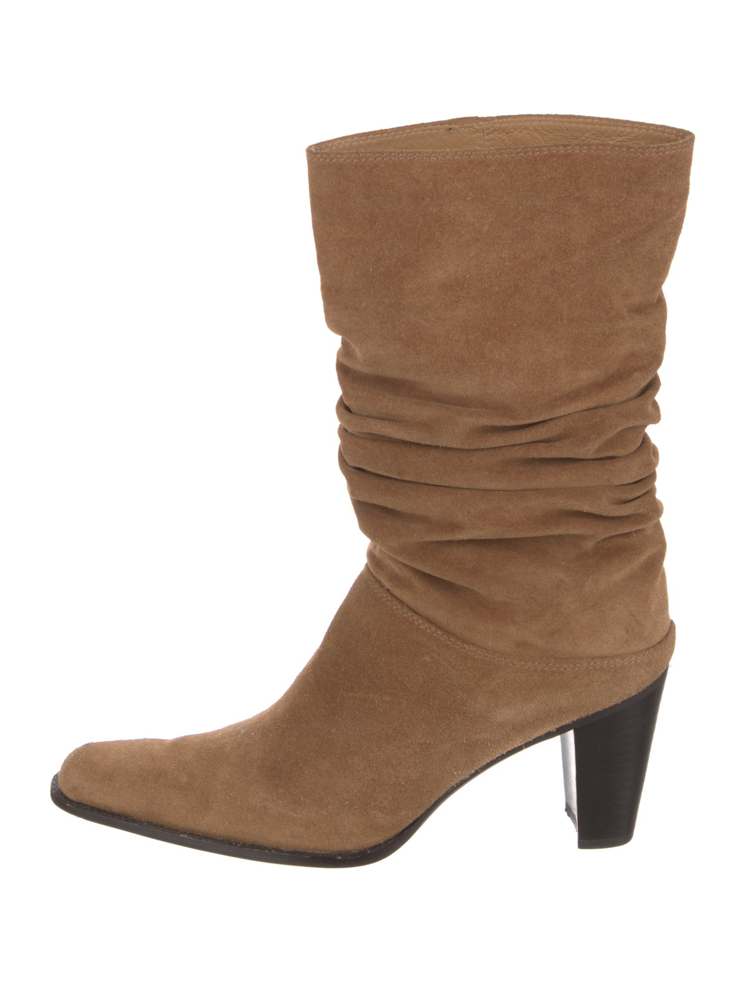 Stuart Weitzman Suede Slouch Boots