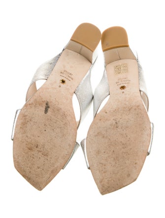 Stuart Weitzman Leather Slides