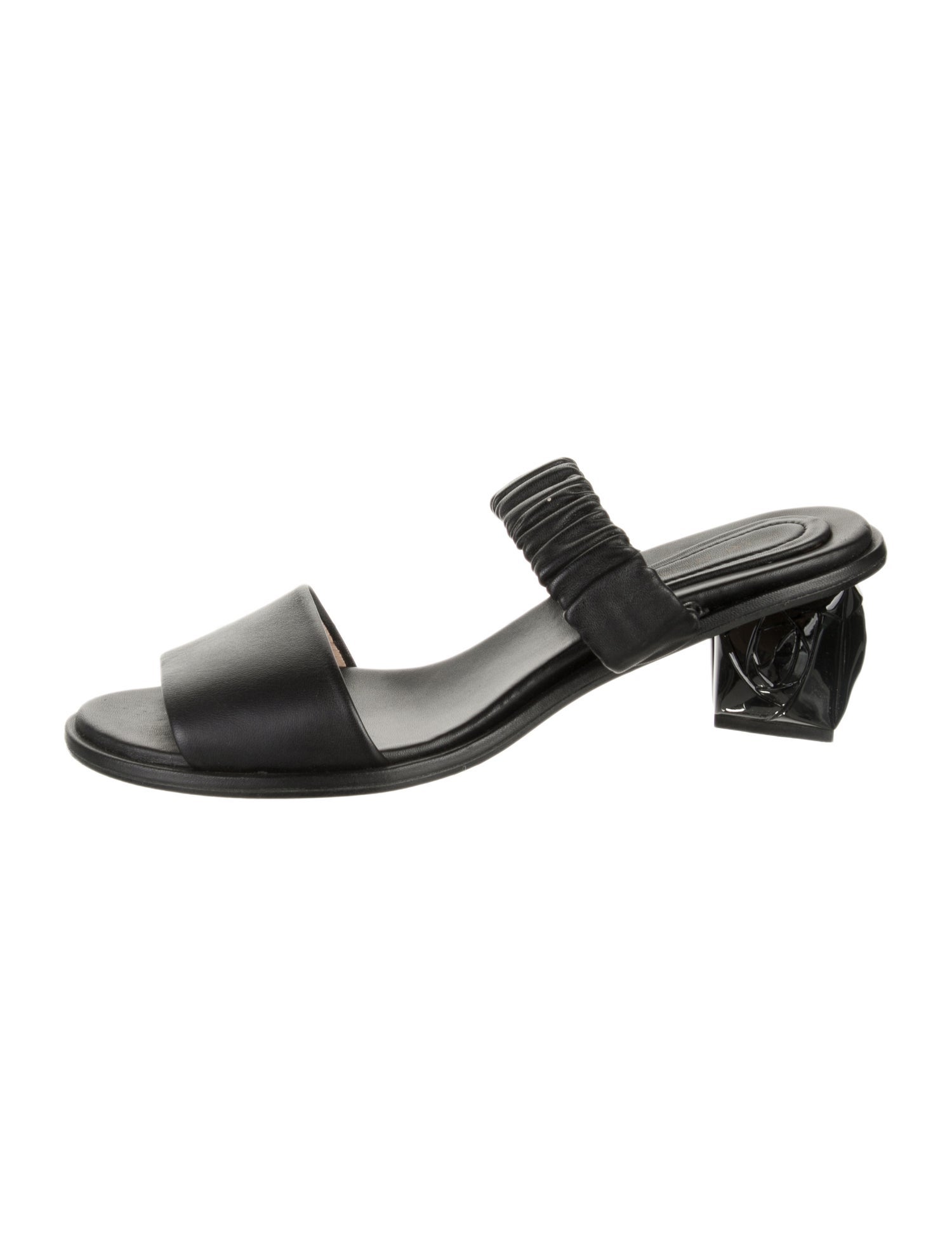 Stuart Weitzman Leather Slides