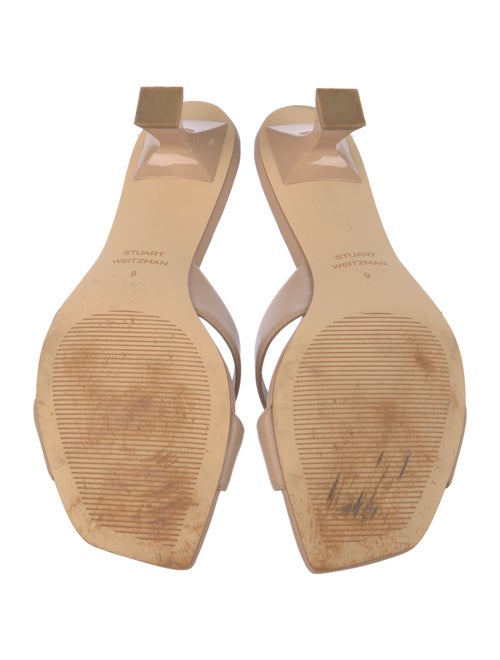 Stuart Weitzman Leather Slides