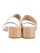 Stuart Weitzman Patent Leather Slides