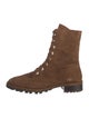 Stuart Weitzman Suede Combat Boots