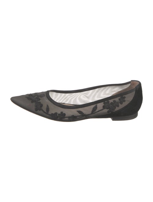 Stuart Weitzman Mesh Printed Ballet Flats