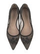 Stuart Weitzman Mesh Printed Ballet Flats