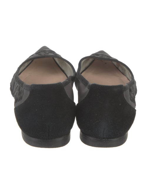 Stuart Weitzman Mesh Printed Ballet Flats