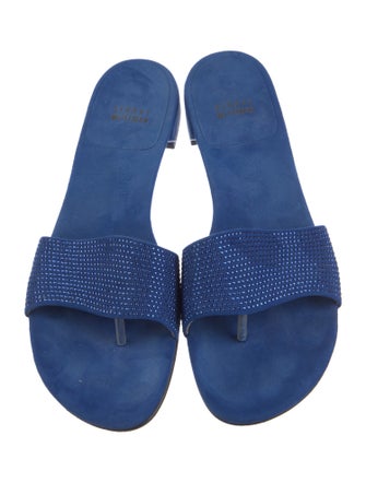Stuart Weitzman Leather Slides