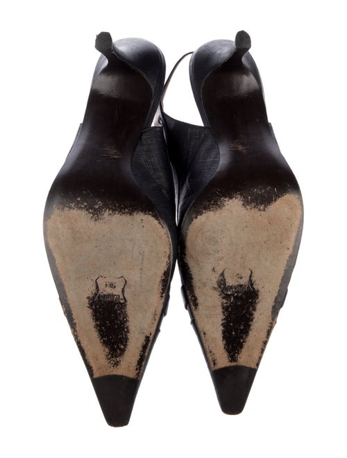 Stuart Weitzman Animal Print Slingback Pumps