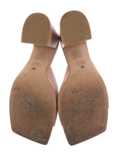 Stuart Weitzman Leather Slides