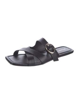 Stuart Weitzman Leather Slides