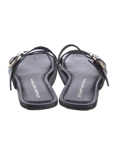 Stuart Weitzman Leather Slides