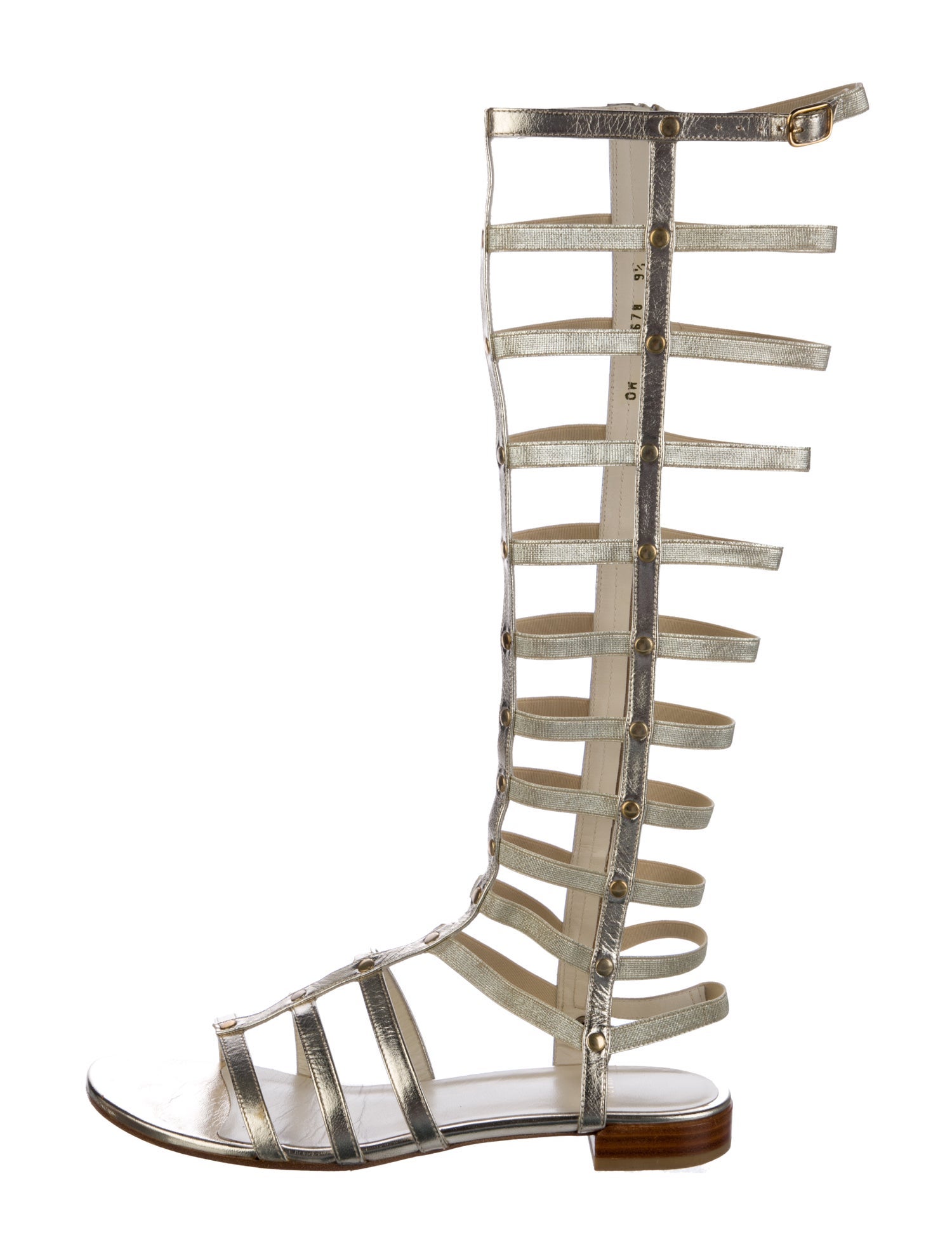 Stuart Weitzman Leather Gladiator Sandals