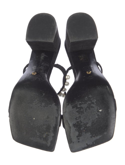 Stuart Weitzman Suede Slides