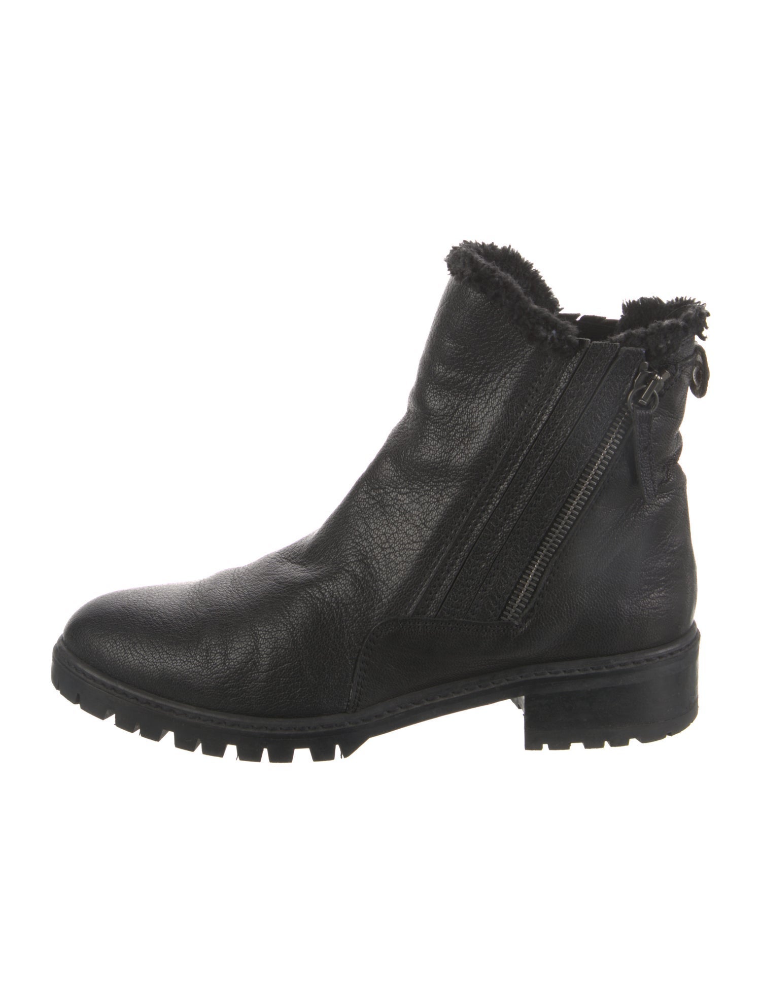 Stuart Weitzman Leather Combat Boots