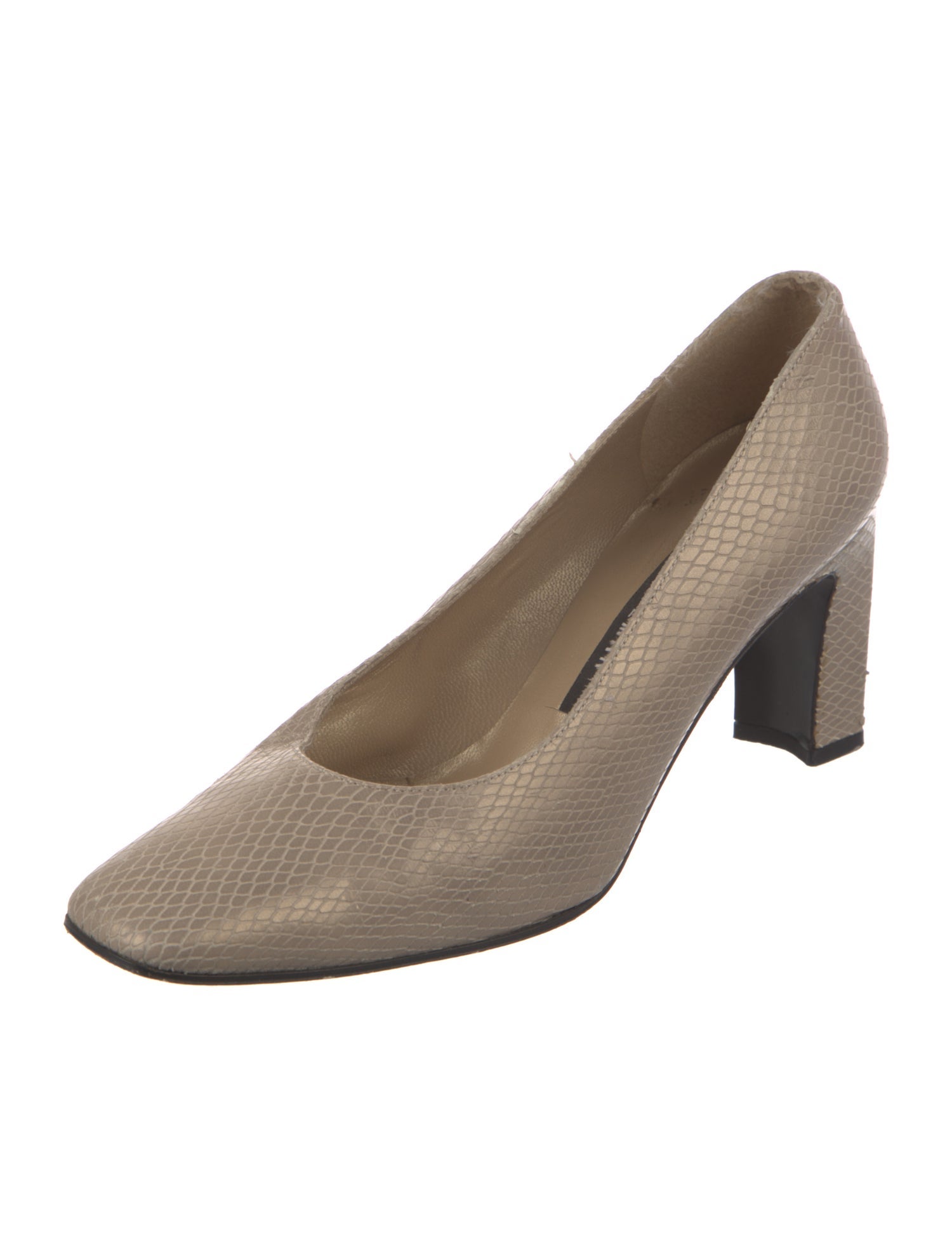 Stuart Weitzman Leather Animal Print Pumps