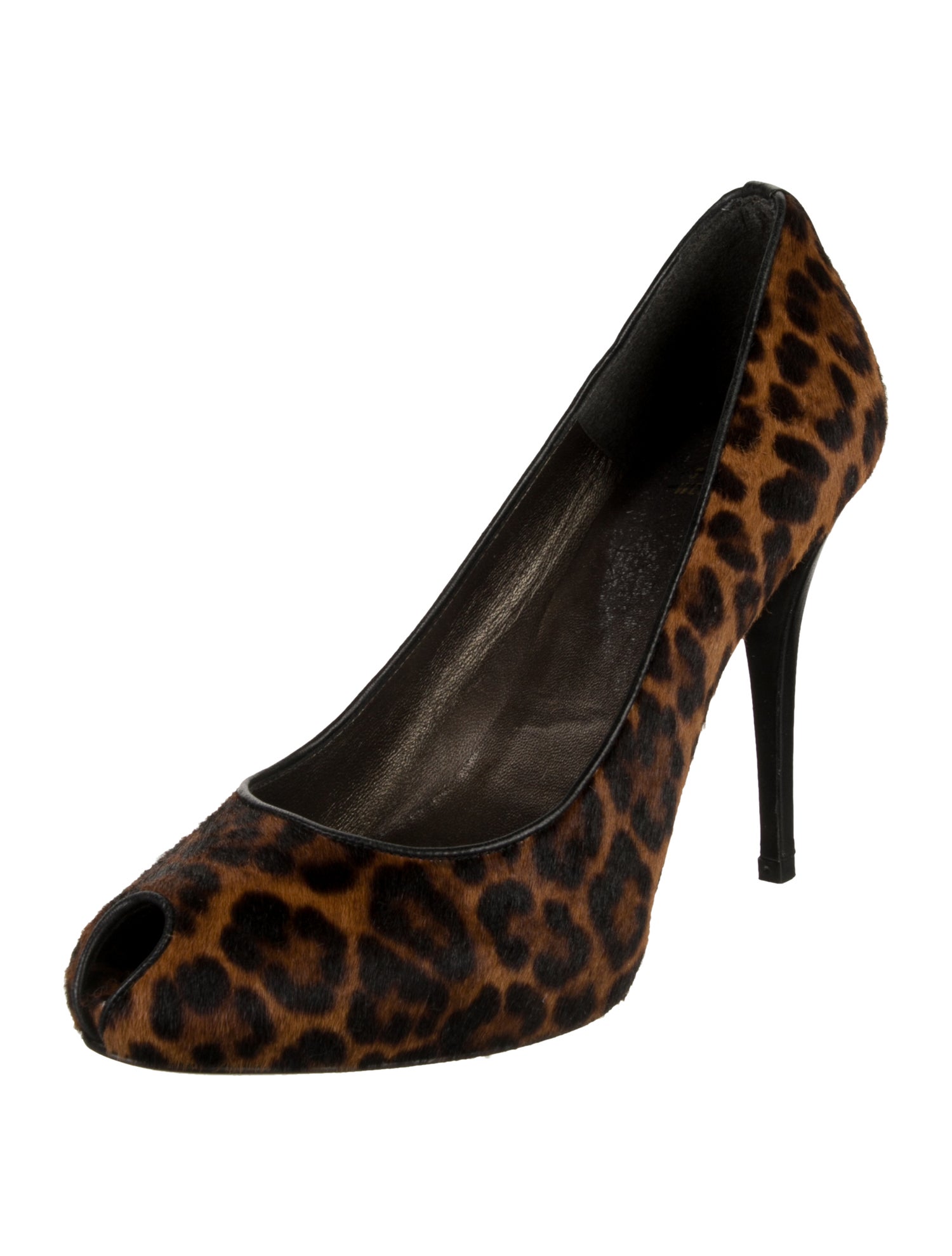 Stuart Weitzman Ponyhair Animal Print Pumps