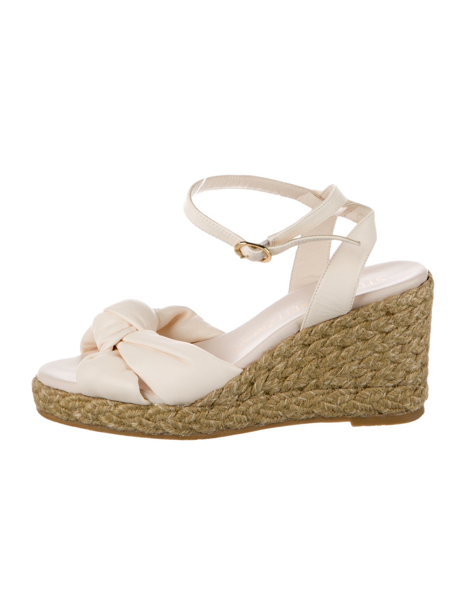 Stuart Weitzman Leather Espadrilles