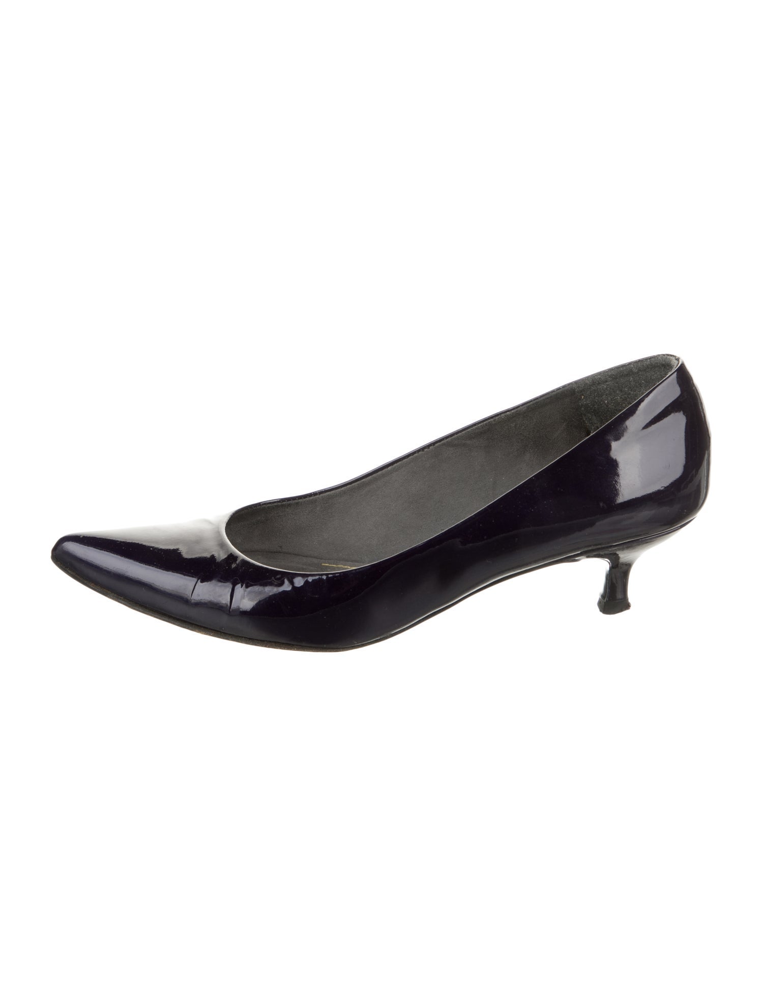 Stuart Weitzman Patent Leather Slingback Pumps