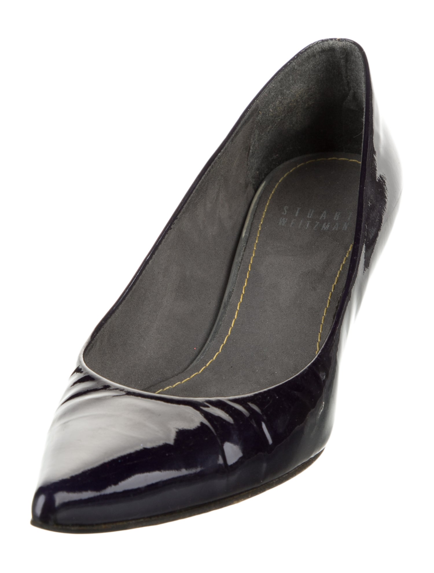 Stuart Weitzman Patent Leather Slingback Pumps