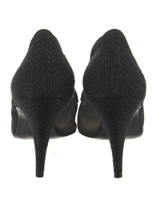 Stuart Weitzman Mesh Glitter Accents Pumps