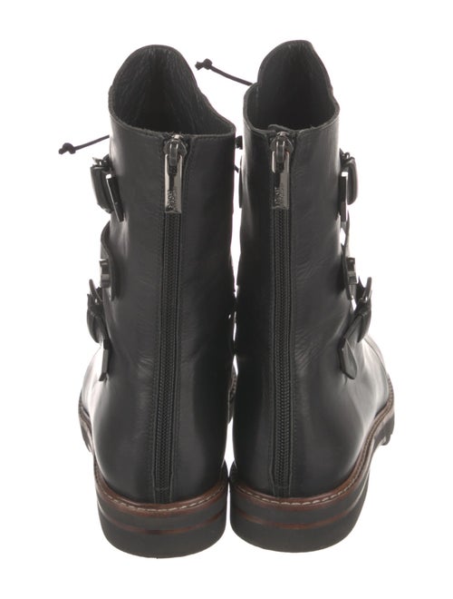 Stuart Weitzman Leather Combat Boots