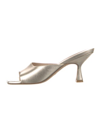 Stuart Weitzman Leather Slides