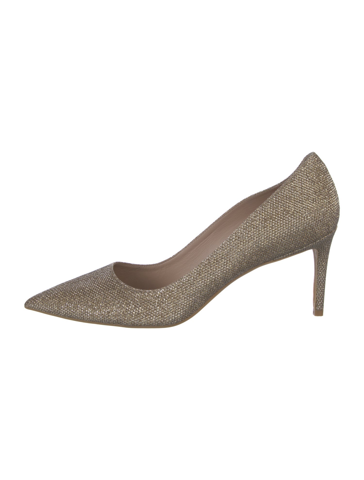 Stuart Weitzman Glitter Glitter Accents Pumps