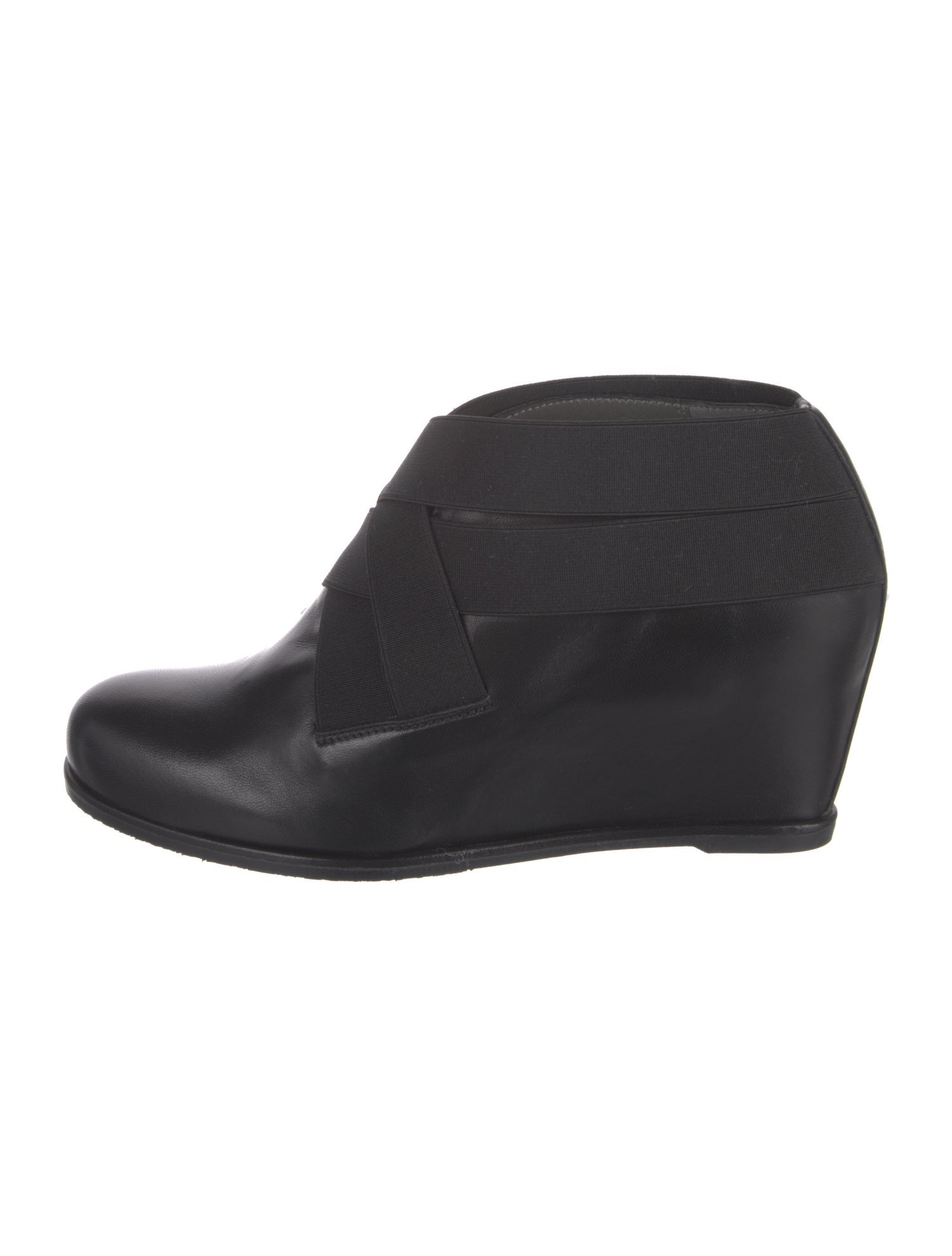 Stuart Weitzman Leather Grosgrain Trim Boots