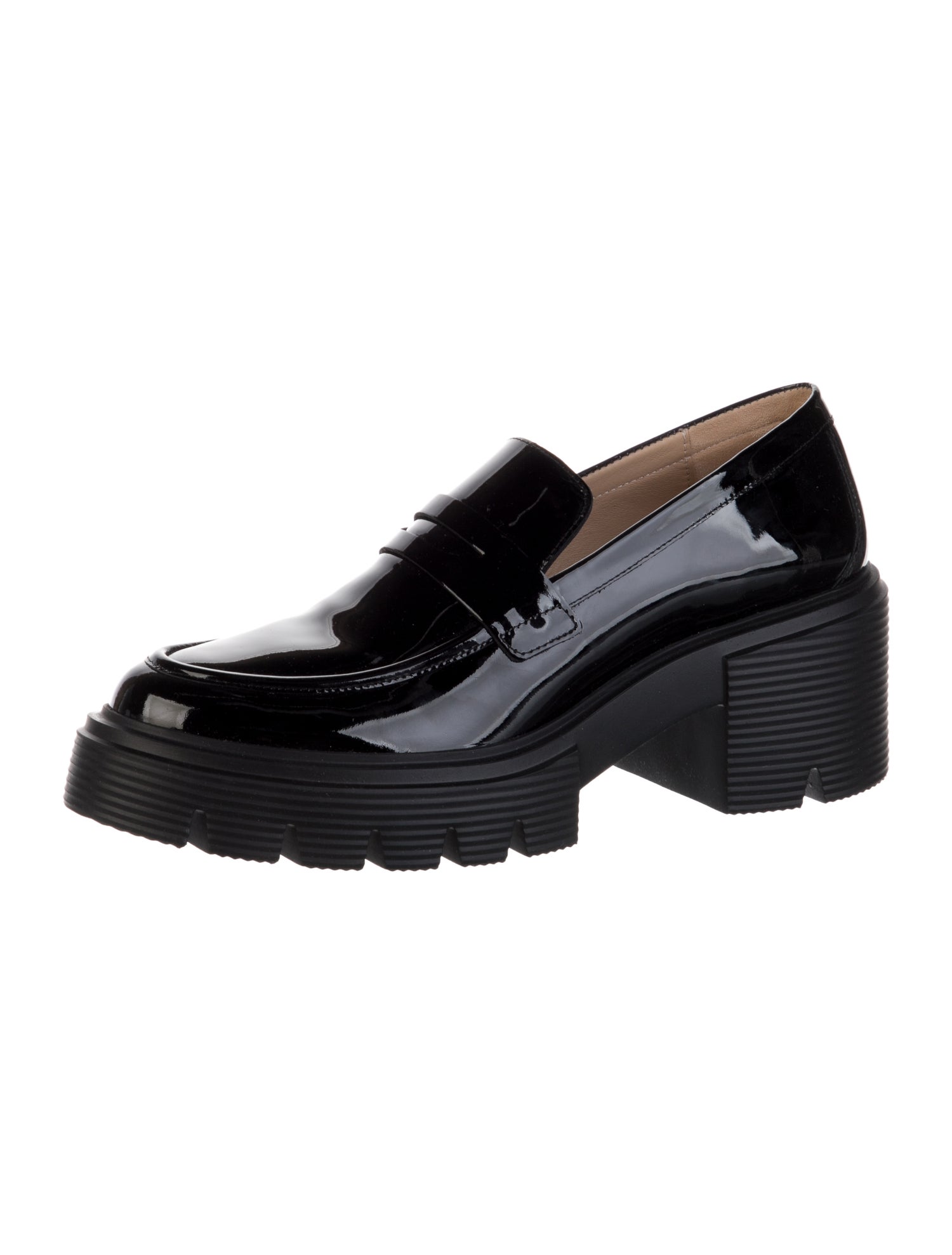 Stuart Weitzman Patent Leather Loafers