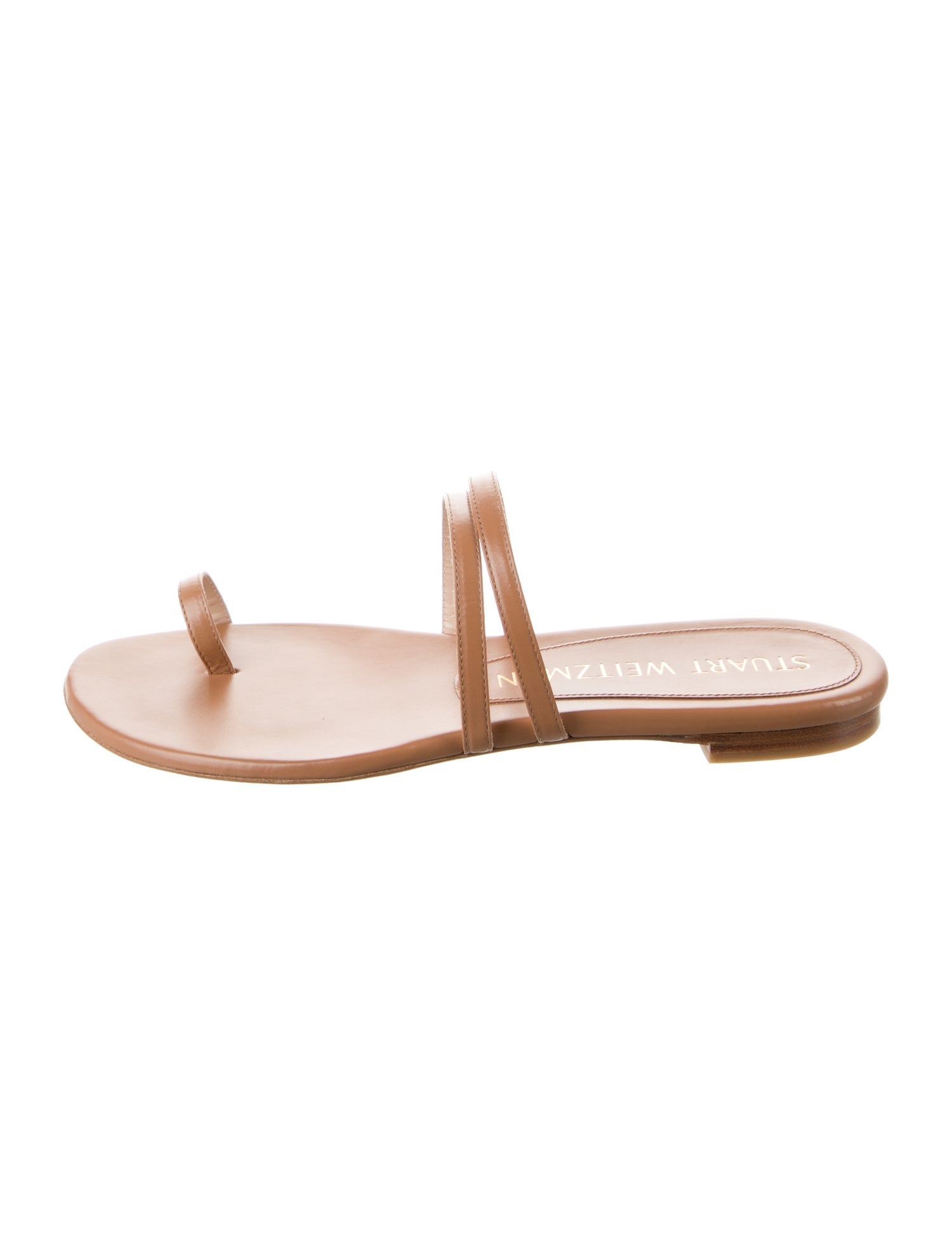 Stuart Weitzman Leather Slides