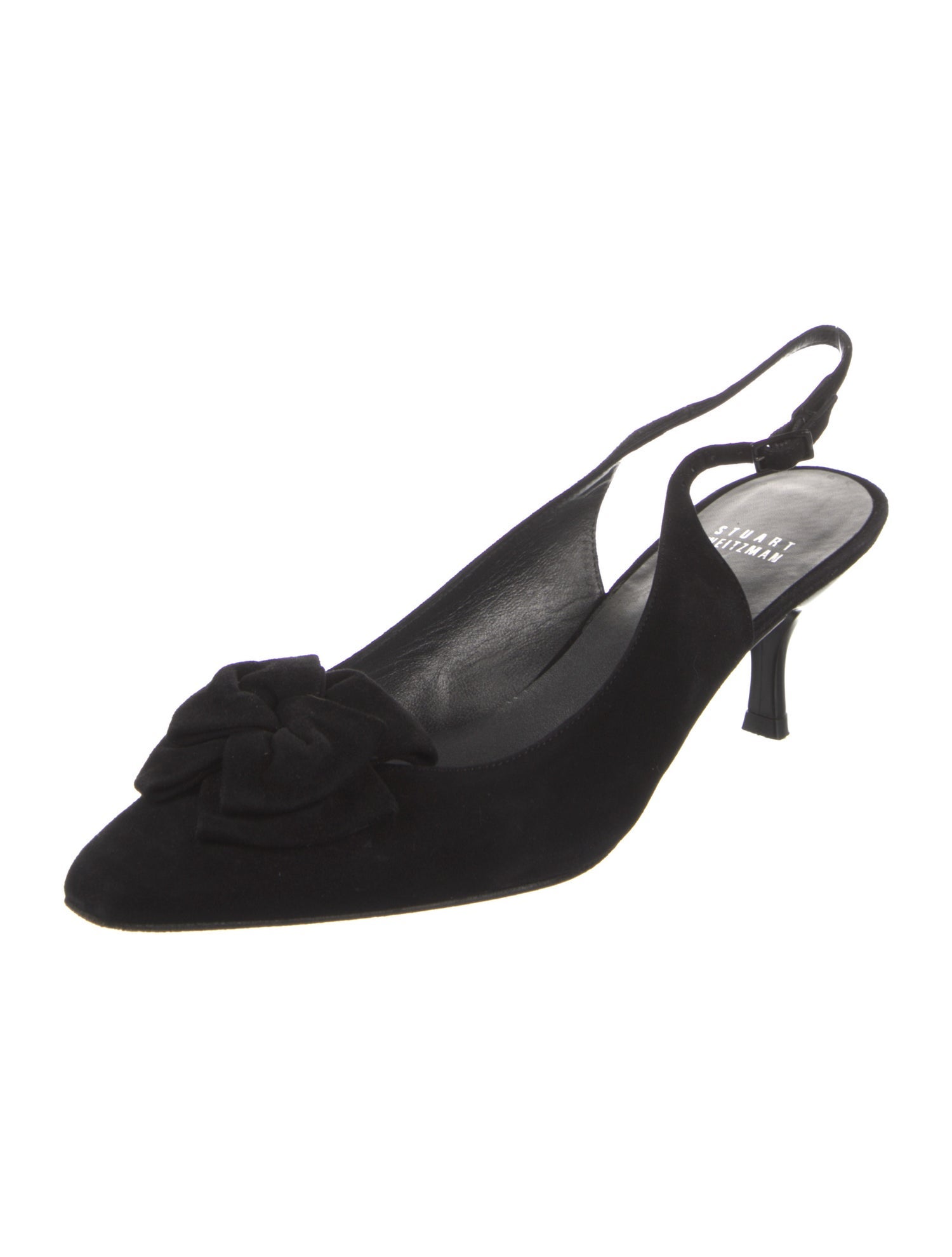 Stuart Weitzman Suede Slingback Pumps