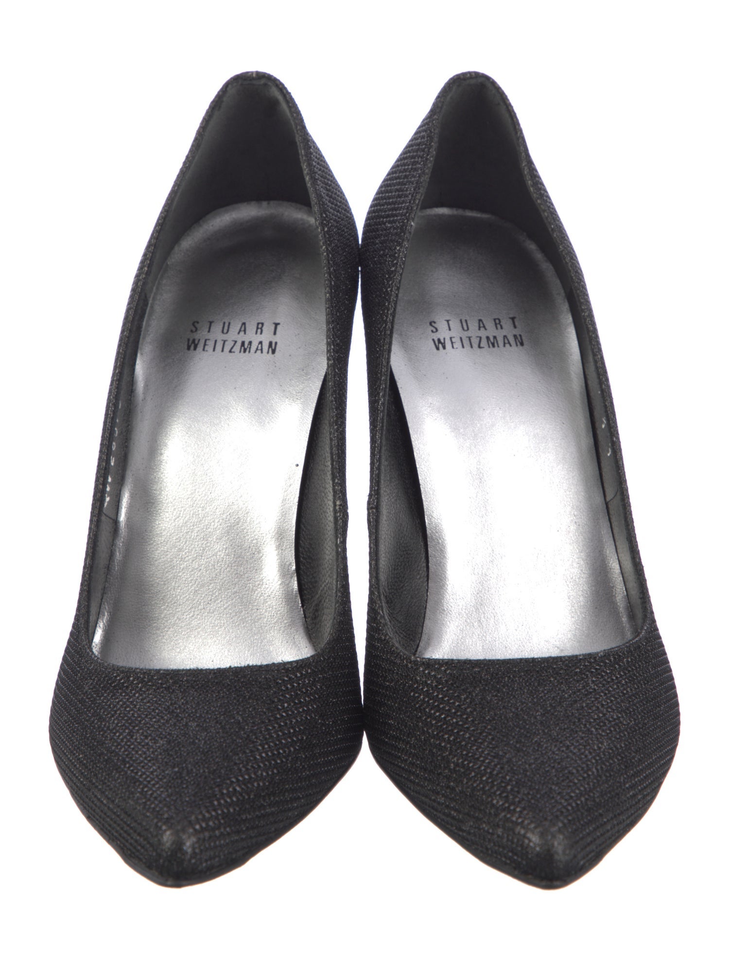 Stuart Weitzman Glitter Accents Pumps