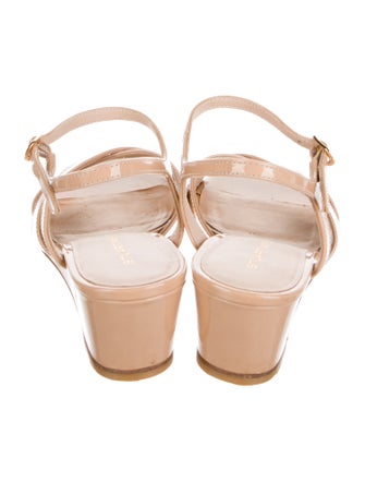 Stuart Weitzman Patent Leather Sandals